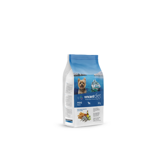 Vincent Diet Mini Adult con pesce azzurro
